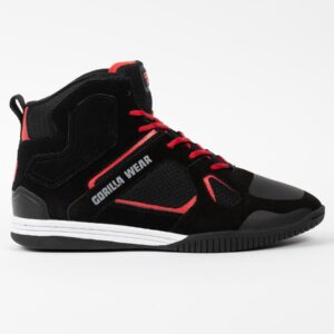 Troy High Tops - Black/Red
