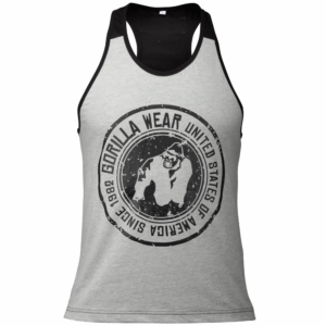 Roswell Tank Top -Gray/Black