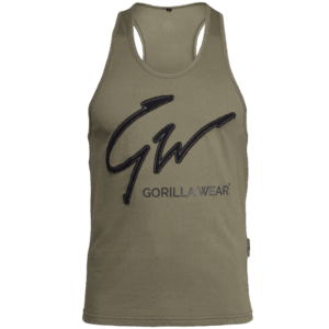 EVANSVILLE TANK TOP - ARMY GREEN