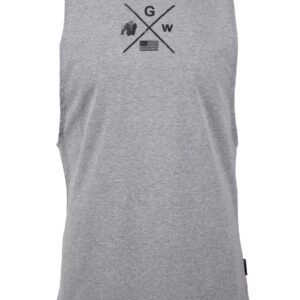 Cisco Drop Armhole Tank Top - Gray/Black