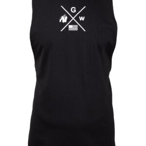 Cisco Drop Armhole Tank Top - Black/White