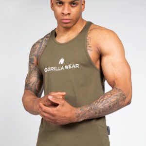 Carter Stretch Tank Top - Army Green