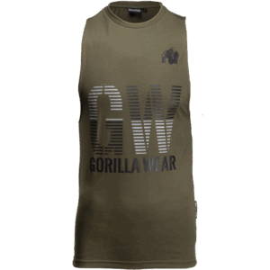 DAKOTA SLEEVELESS T-SHIRT - ARMY GREEN