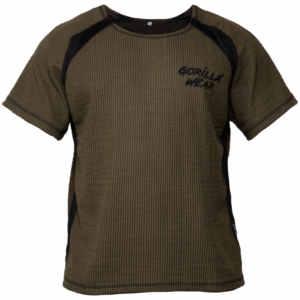 Augustine Old School Workout Top - Army Green