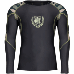 LANDER RASHGUARD LONG SLEEVES - ARMY GREEN CAMO