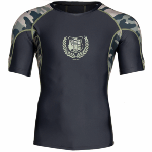 CYPRESS RASHGUARD SHORT SLEEVES - ARMY GREEN CAMO