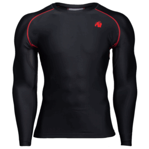 Hayden Compression Long Sleeve - Black/Red