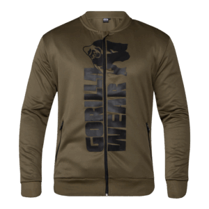 BALLINGER TRACK JACKET - ARMY GREEN/BLACK