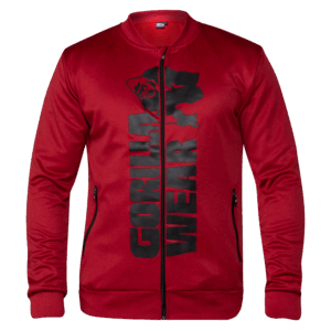 BALLINGER TRACK JACKET - RED/BLACK