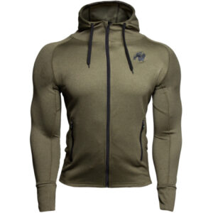 Bridgeport Zipped Hoodie - Army Green