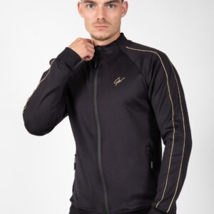 Wenden Track Jacket - Black/Gold
