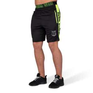 Shelby Shorts - Black/Neon Lime