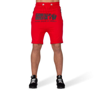 Alabama Drop Crotch Shorts - Red