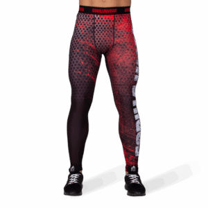 Bruce Men's Tights - Red/Grey