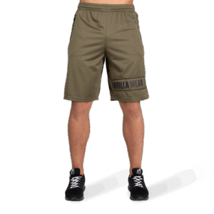 BRANSON SHORTS - ARMY GREEN/BLACK