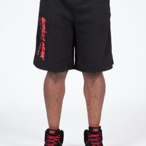 Augustine Old School Shorts - Black/Red