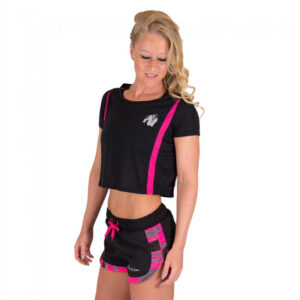 Columbia Crop Top Black/Pink