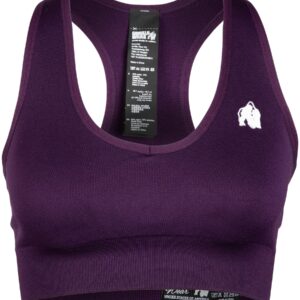 Neiro Seamless Sports Bra - Purple