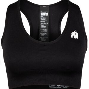 Neiro Seamless Sports Bra - Black