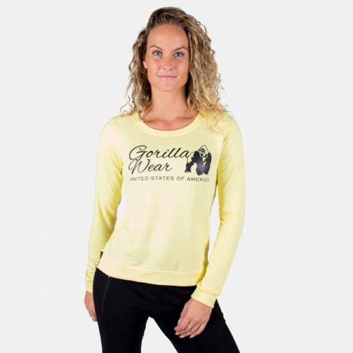 91702200-riviera-sweatshirt-yellow-1 91702200-riviera-sweatshirt-yellow-1