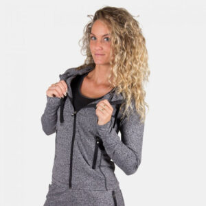 Shawnee Zipped Hoodie - Mixed Gray