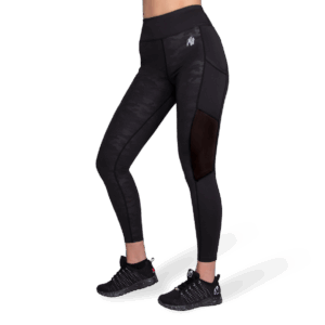 Savannah Mesh Tights - Black Camo