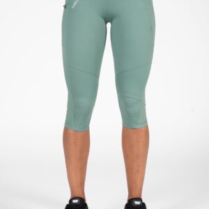 Monroe Cropped Leggings - Green