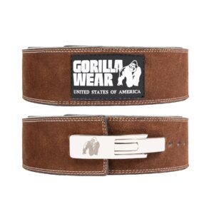 GW 4-inch Leather Lever Belt - Brown