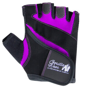 Women's Fitness Gloves Black/Purple