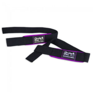 Women's Padded Lifting Straps Black/Purple