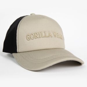 Sharon Ponytail Cap - Beige/Black