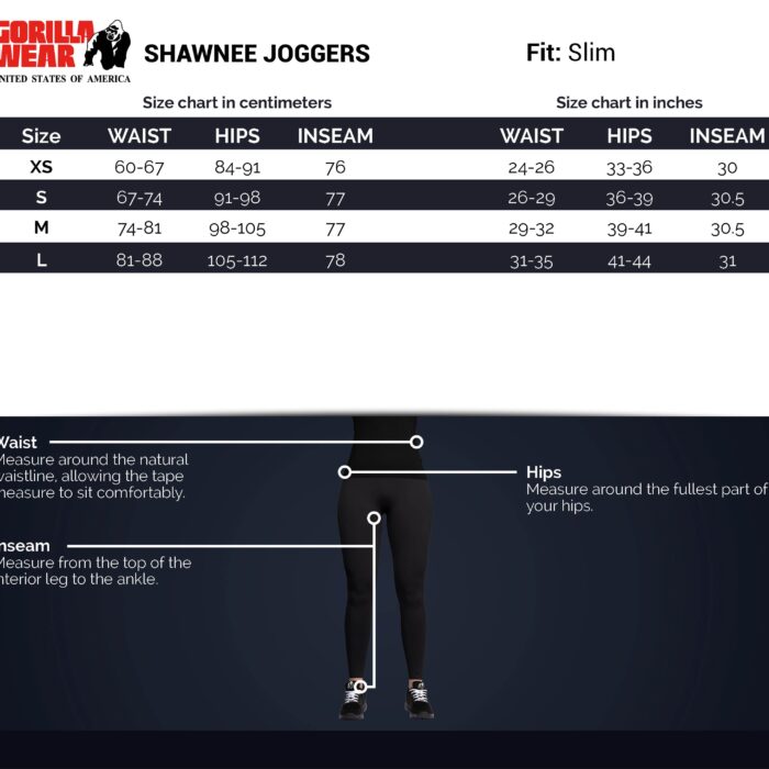 Women-size-chart-shawnee-joggers Women-size-chart-shawnee-joggers