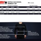 size-chart-buffalo-old-school-workout-top