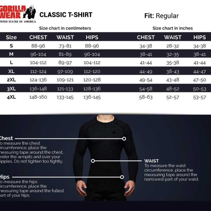 size-chart-classic-t-shirt