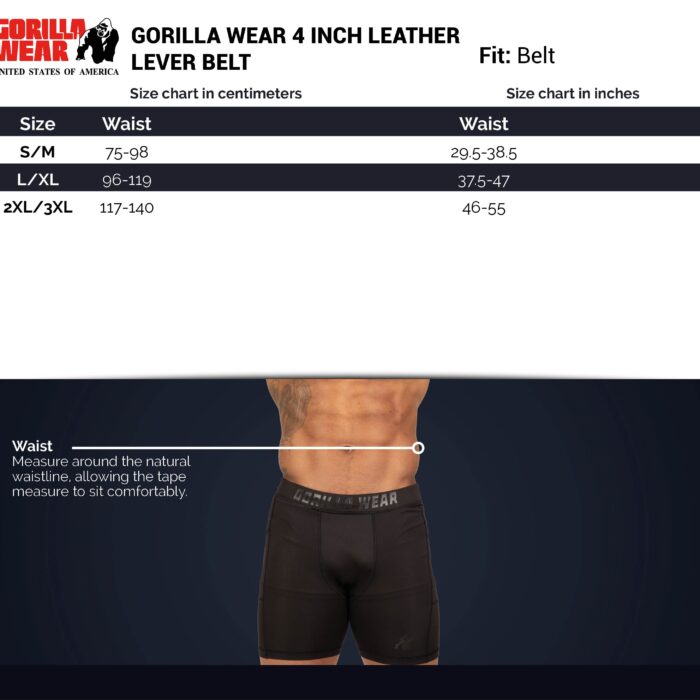 size-chart-gorilla-wear-4-inch-leather-lever-belt