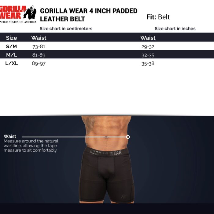 size-chart-gorilla-wear-4-inch-padded-leather-belt