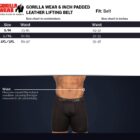 size-chart-gorilla-wear-6-inch-padded-leather-lifting-belt