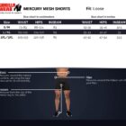 size-chart-mercury-mesh-shorts