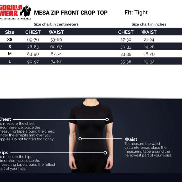 size-chart-mesa-zip-front-crop-top