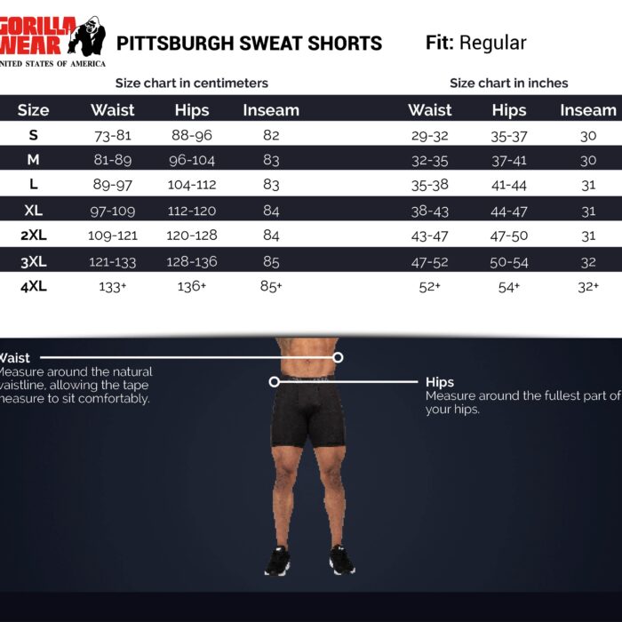 size-chart-pittsburgh-sweat-shorts