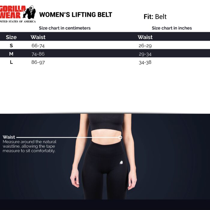 size-chart-womens-lifting-belt
