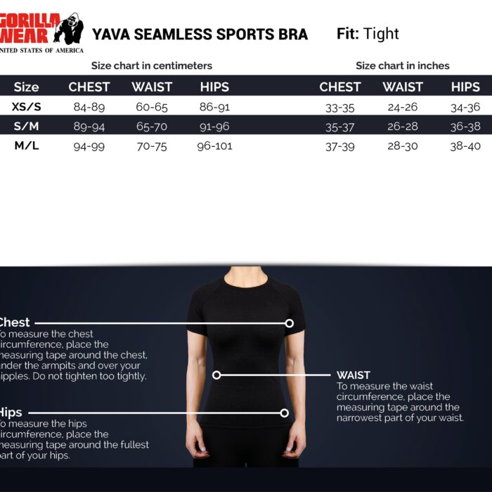 size-chart-yava-seamless-sports-bra size-chart-yava-seamless-sports-bra
